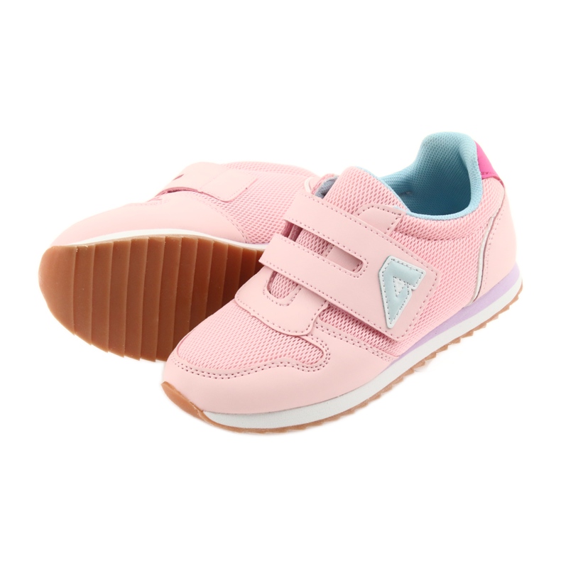 American Club Amerikanische Joggingschuhe für Mädchen violett blau rosa 5