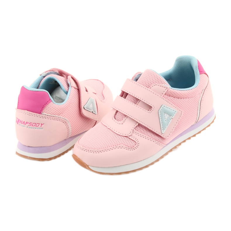 American Club Amerikanische Joggingschuhe für Mädchen violett blau rosa 4