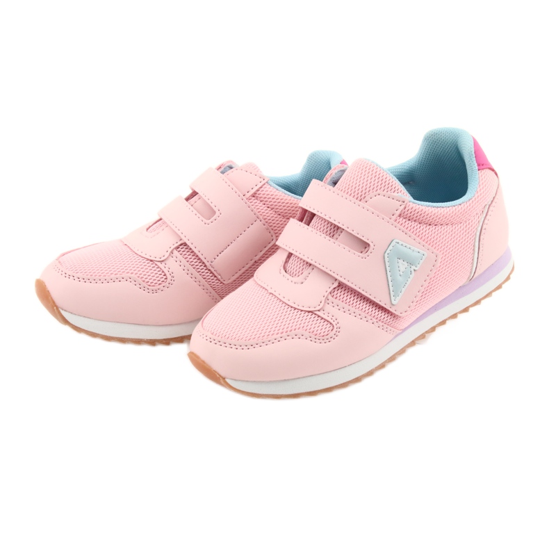 American Club Amerikanische Joggingschuhe für Mädchen violett blau rosa 3