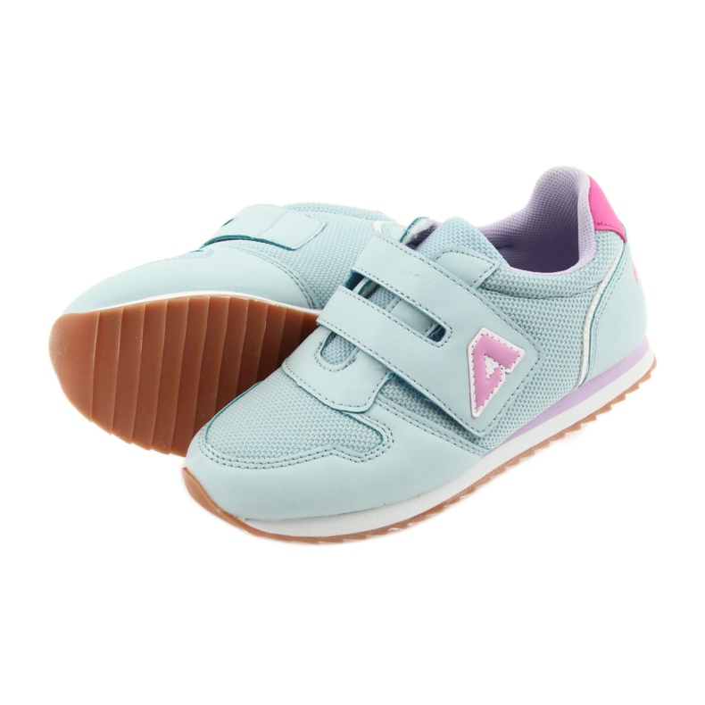 American Club Amerikanische Joggingschuhe für Mädchen violett blau rosa 5