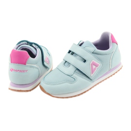American Club Amerikanische Joggingschuhe für Mädchen violett blau rosa 4