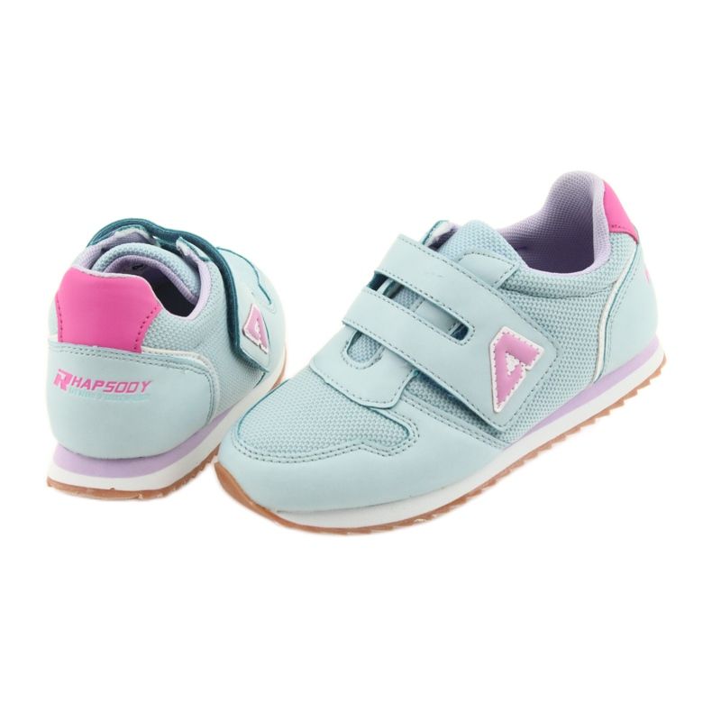 American Club Amerikanische Joggingschuhe für Mädchen violett blau rosa 4