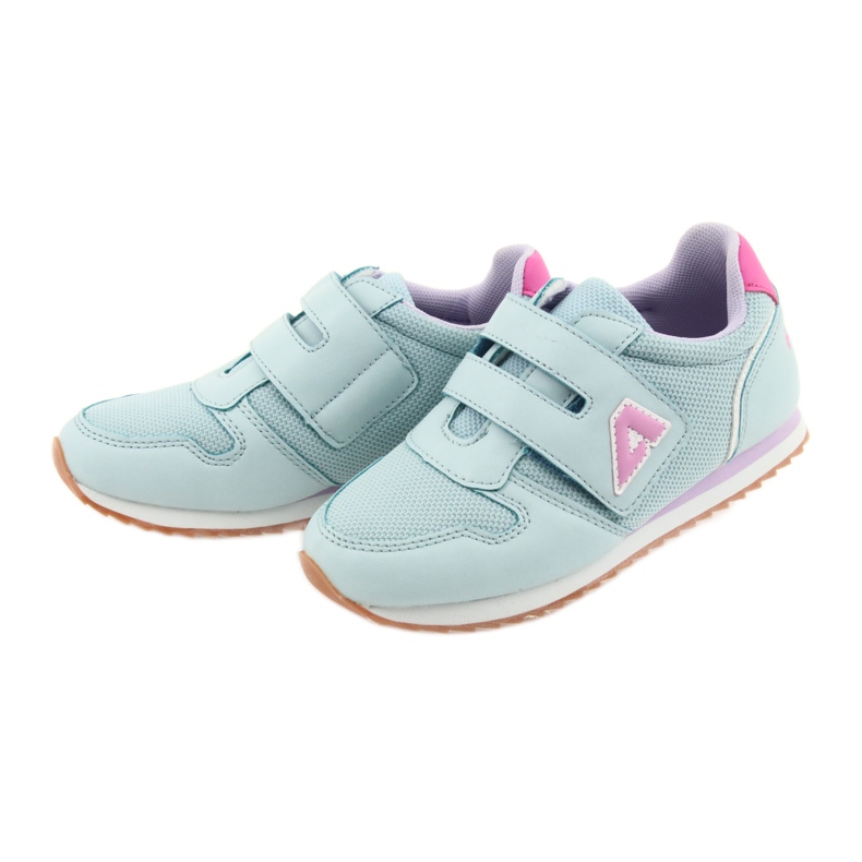 American Club Amerikanische Joggingschuhe für Mädchen violett blau rosa 3