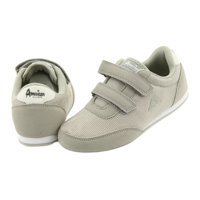 Graue American Club Sportschuhe 5