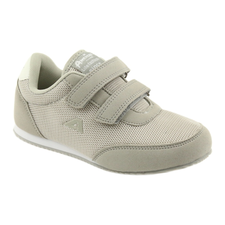 Graue American Club Sportschuhe 1