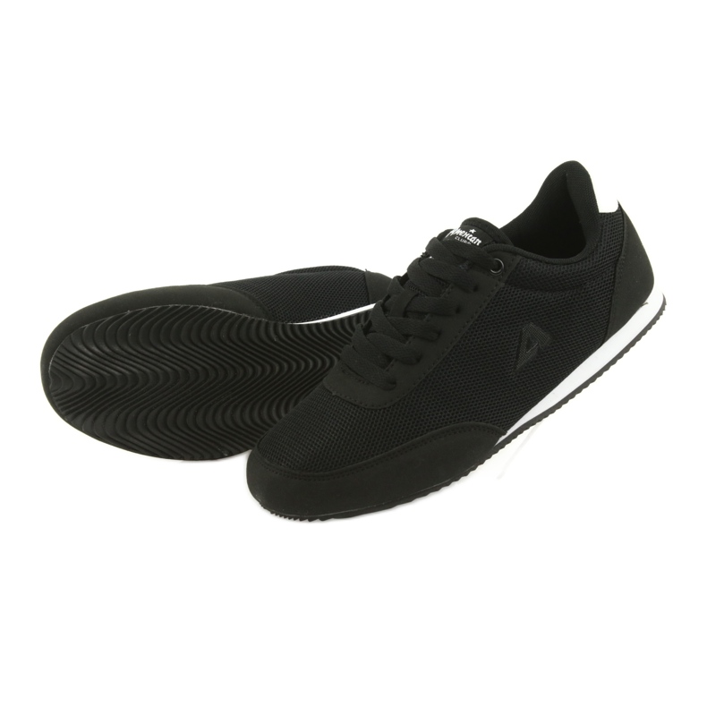American Club Sports gebundene Schuhe weiß schwarz 5