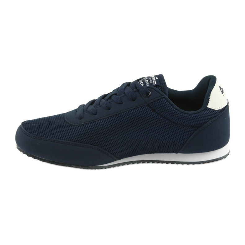American Club Sports gebundene Schuhe weiß navy blau 2