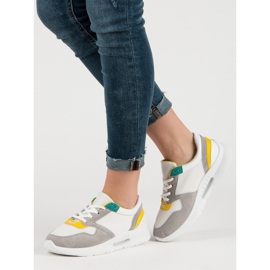 Sportschuhe zum Schnüren weiß mehrfarbig 2