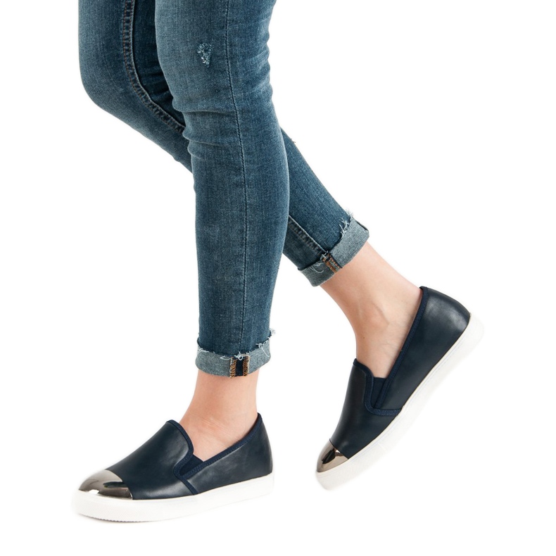 Queen Bee Elegante Slipper blau 1