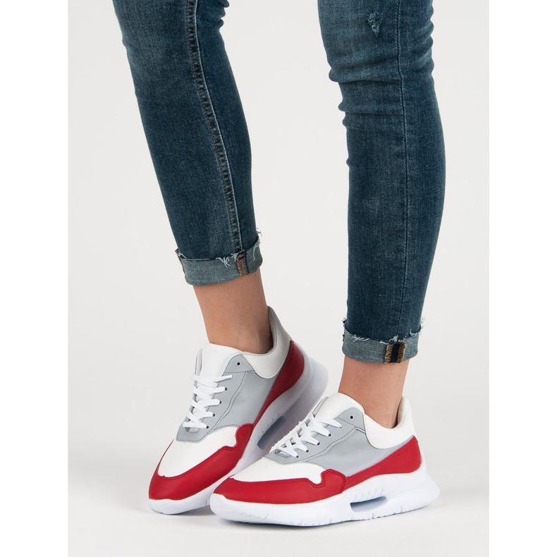 Lässige Sportschuhe weiß mehrfarbig 1