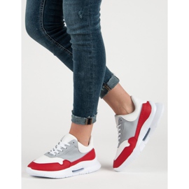 Lässige Sportschuhe weiß mehrfarbig 2