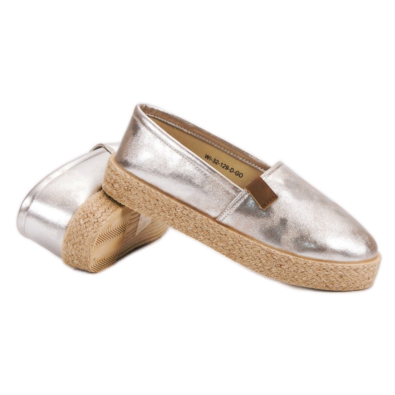 Goldene Espadrilles 1