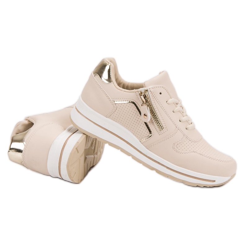 Beige Sportschuhe 1