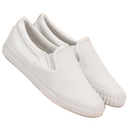 Muto Weiße Slip-On-Sneakers 1