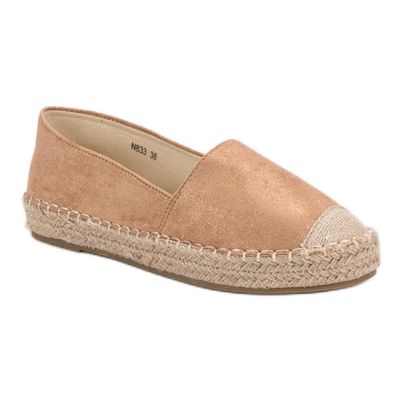 Small Swan Espadrilles aus Wildleder braun 1