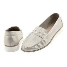 Sergio Leone Frauenperlen von Perlenperlen einer Perle eines Perlens Beige weiß 4