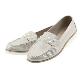 Sergio Leone Frauenperlen von Perlenperlen einer Perle eines Perlens Beige weiß 3