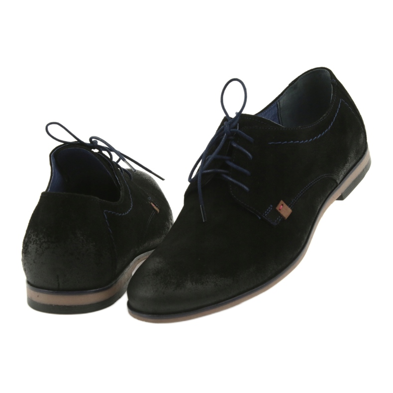 Nikopol Herrenschuhe Wildleder 1709 Schwarz 4