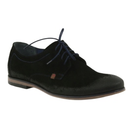 Nikopol Herrenschuhe Wildleder 1709 Schwarz 1