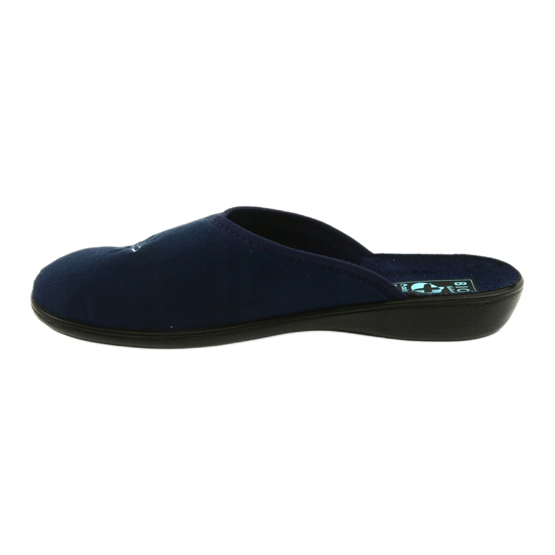 Damenhausschuhe Adanex 23931 marineblau 2