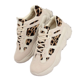 M-020 Sportschuhe Leopard beige 2