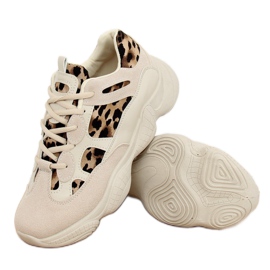 M-020 Sportschuhe Leopard beige 1