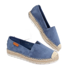 RC-61 Blaue Espadrilles aus Wildleder in Blau 2