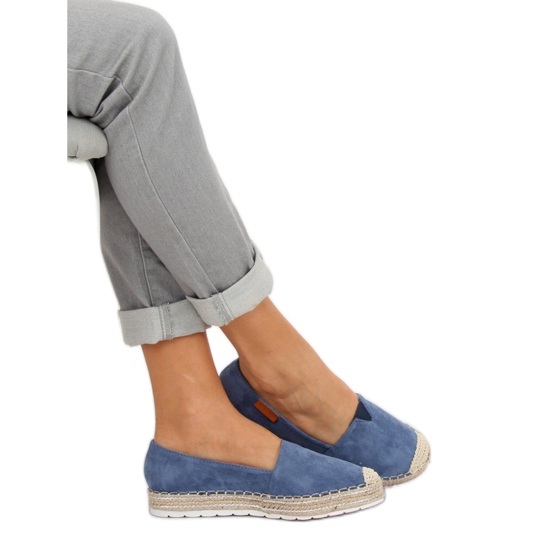 RC-61 Blaue Espadrilles aus Wildleder in Blau 1