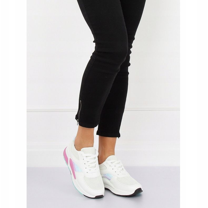 Weiß LV73P Weiße Sportschuhe 2