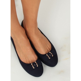 Marineblaue Ballerinas für Damen JM3553J Azul Marino 1