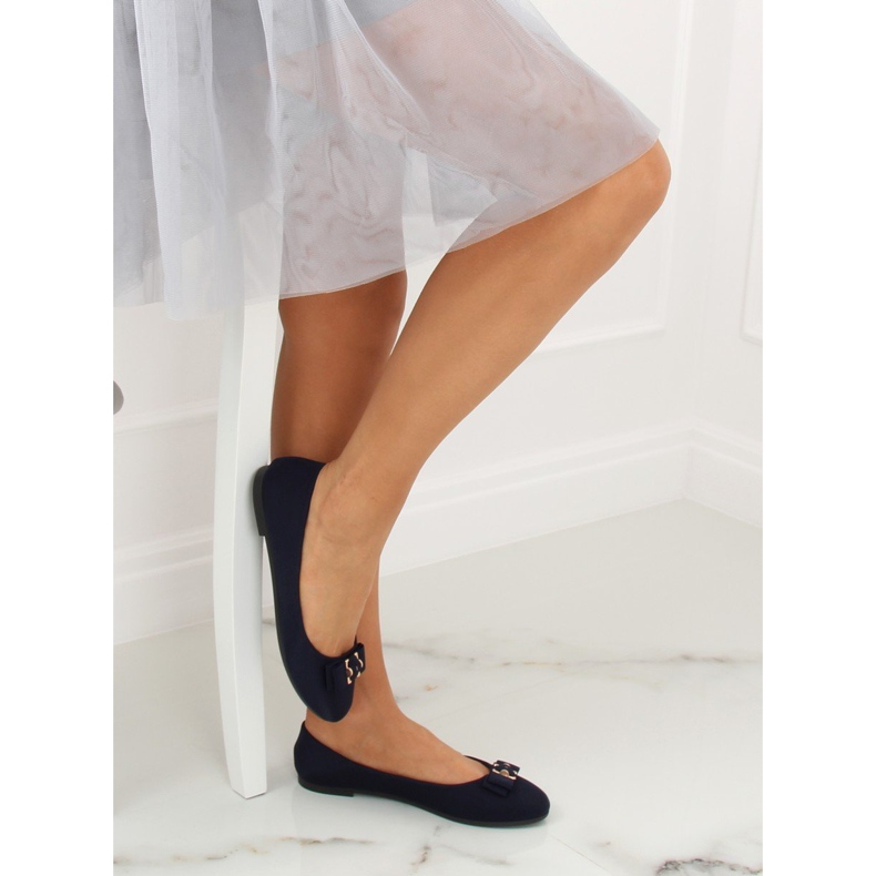 Marineblaue Ballerinas für Damen JM3553J Azul Marino navy blau 2