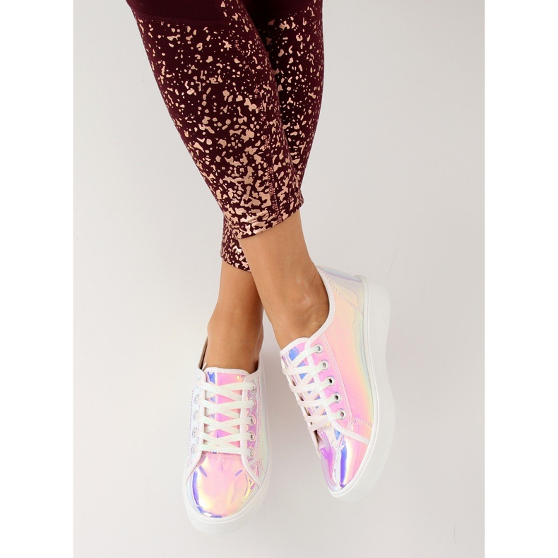 FZ09 Pinke petrolfarbene Turnschuhe rosa 2