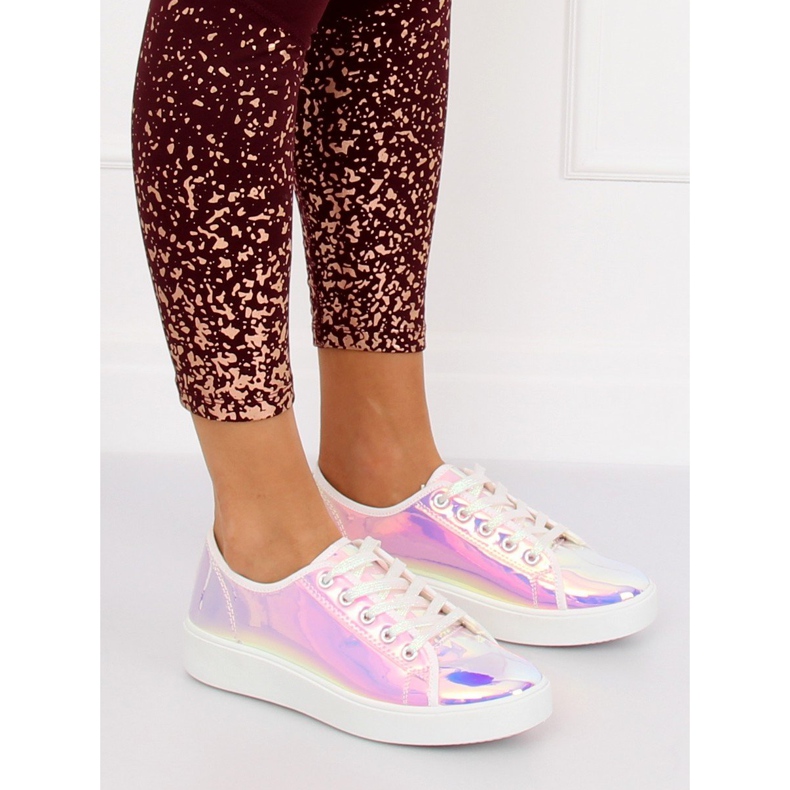 FZ09 Pinke petrolfarbene Turnschuhe rosa 1