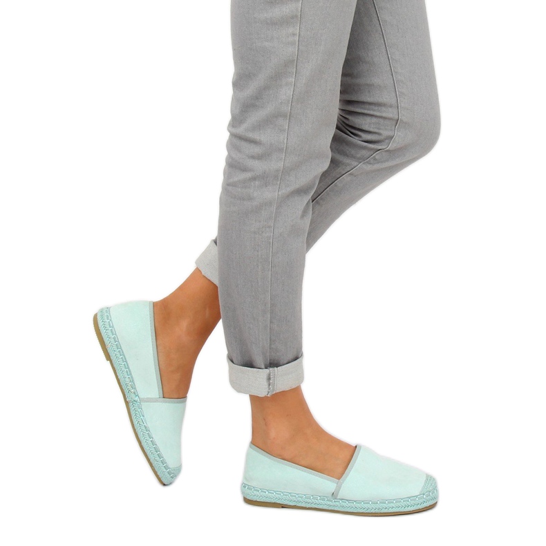 Espadrilles, Wildleder mint AF40 LT.GREEN grün mehrfarbig 2