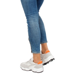 Weiß E-102 Weiße Sportschuhe 1