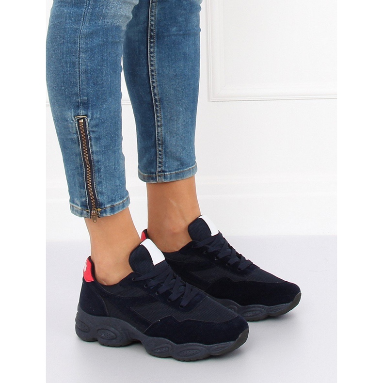 E-102 Marineblaue Sportschuhe navy blau 1