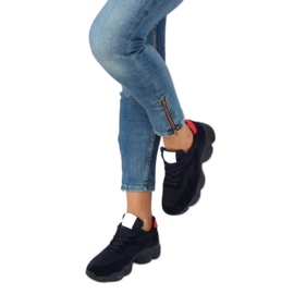 E-102 Marineblaue Sportschuhe navy blau 2