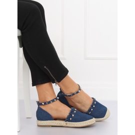 Blaue Denim-Espadrilles CH-1K211 Blau marineblau 1