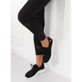 Schwarze Sportschuhe BK-117 Schwarz 1