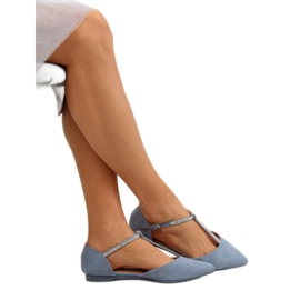 Blaue Ballerinas A321 Blau 1