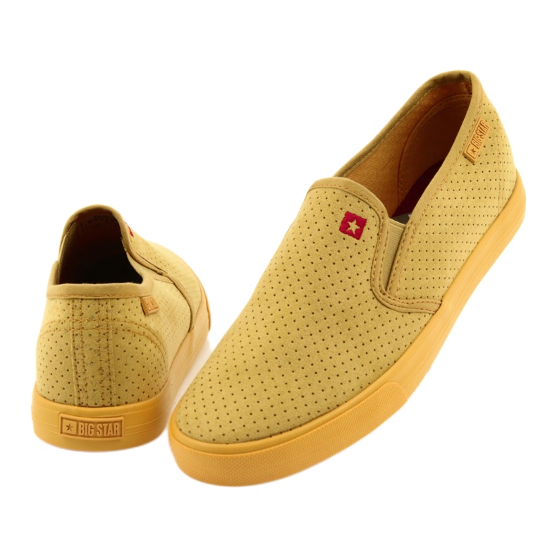 Big Star 274889 Slip-On-Sneaker für Damen gelb 4