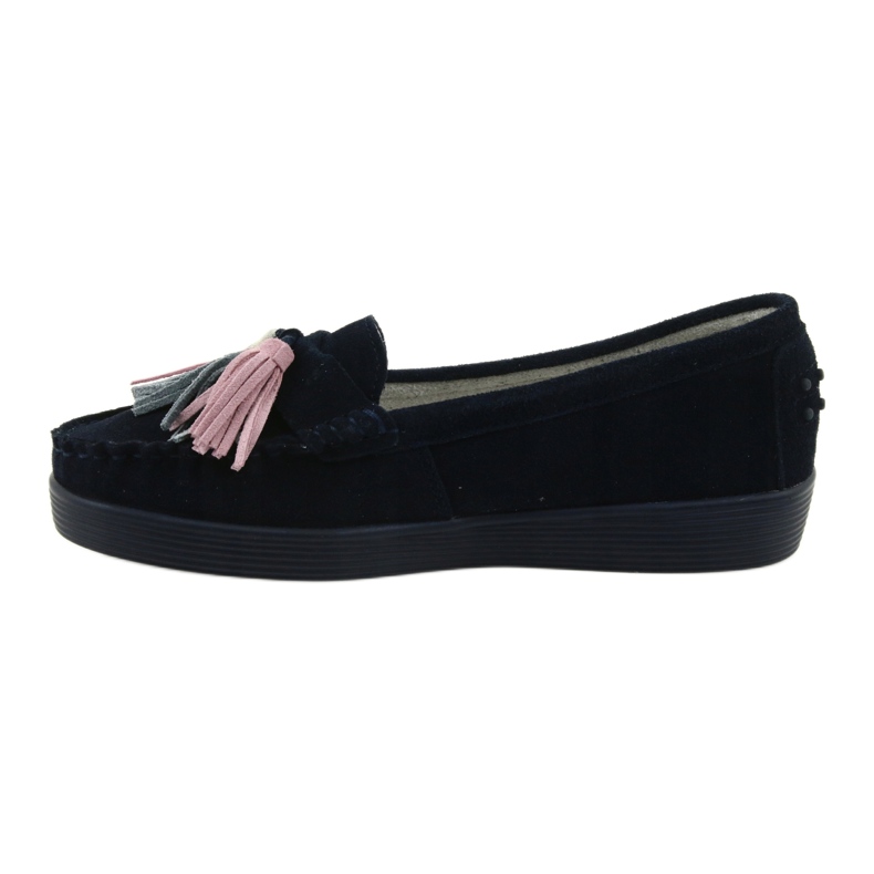 Damen Wildleder Loafer Filippo 661 marineblau 2