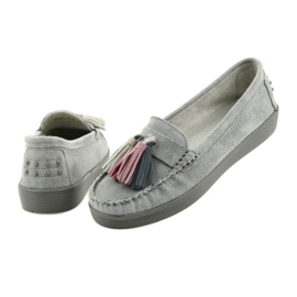 Graue Wildleder-Loafer für Damen Filippo 661 4