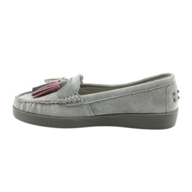 Graue Wildleder-Loafer für Damen Filippo 661 2