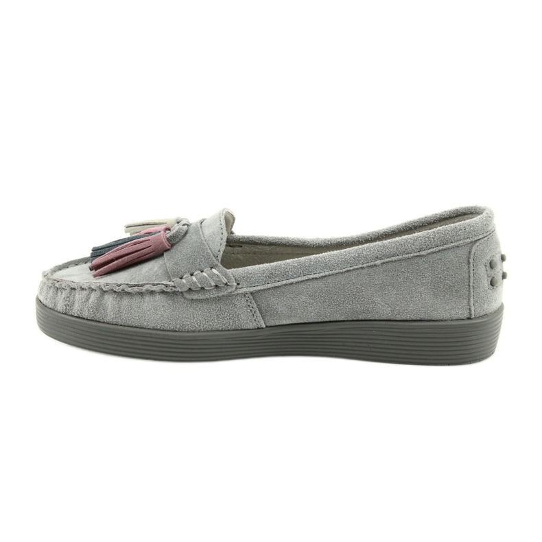 Graue Wildleder-Loafer für Damen Filippo 661 2
