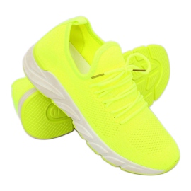 Gelb 7766-Y Gelbe Sportschuhe 1