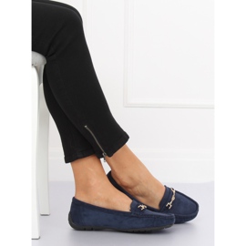 Damen Slipper marineblau R819 Navy 2
