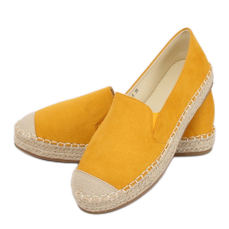 Gelbe Espadrilles für Damen 180-5 Gelb 2