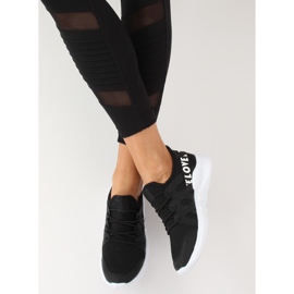 Schwarz R-392 Schwarze Sportschuhe 1