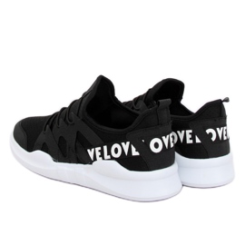 Schwarz R-392 Schwarze Sportschuhe 2